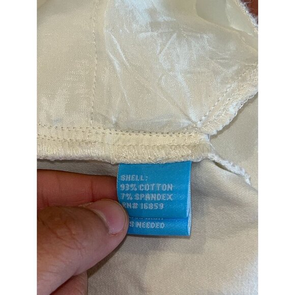 J. McLaughlin Ivory Straight-Leg Classic Five-Pocket Women's Pants Size 10 - Picture 11 of 11